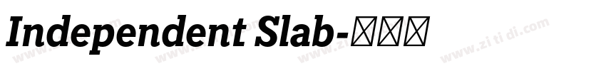 Independent Slab字体转换 Independent Slab字体转换